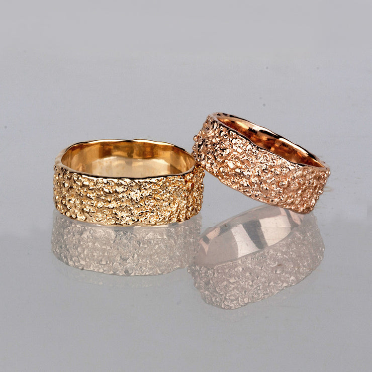 Antico Rose Gold Wedding Band Ring