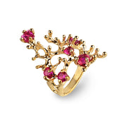 Reef Ruby Gold Ring