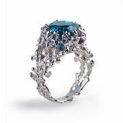 Coral London Blue Topaz Ring