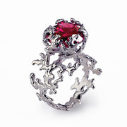 Coral Ruby Ring