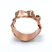 Crumpled Rose Gold Ring