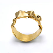 Crumpled Gold Ring