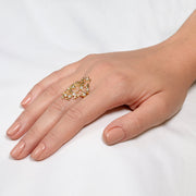 Sea Spray Sleek Gold Ring