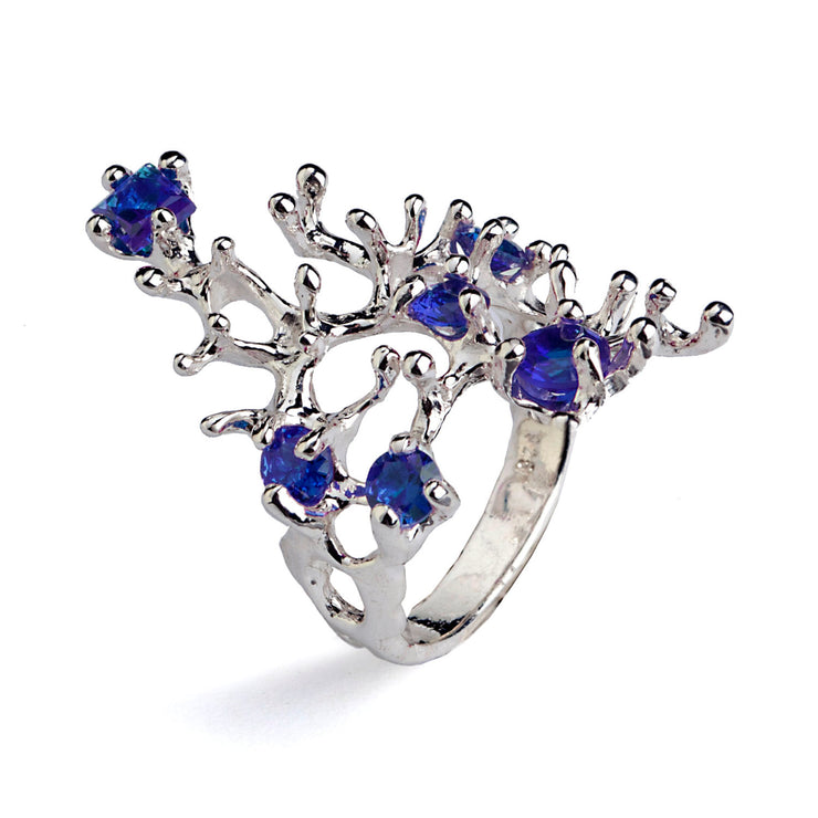Reef Blue Sapphire Ring