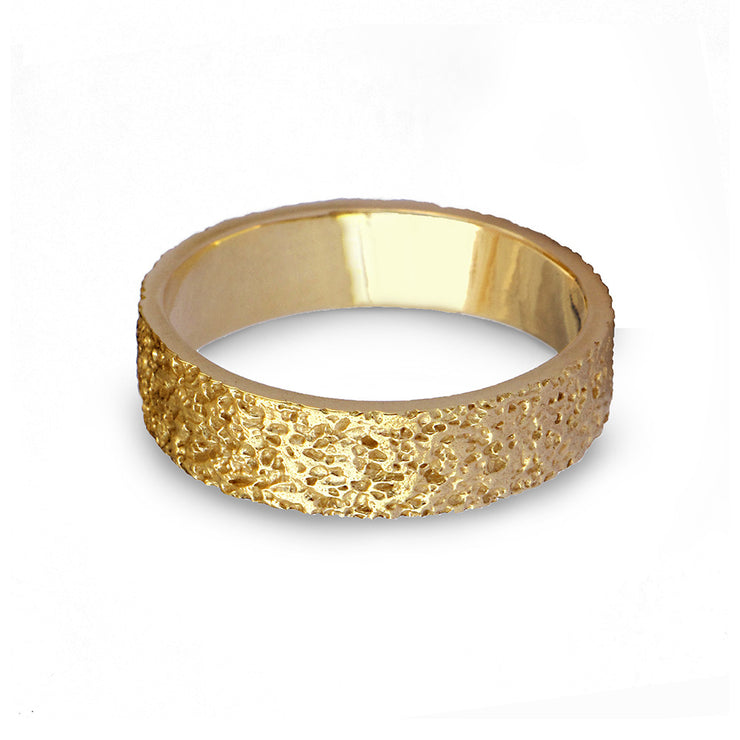 Stardust Gold Band Ring